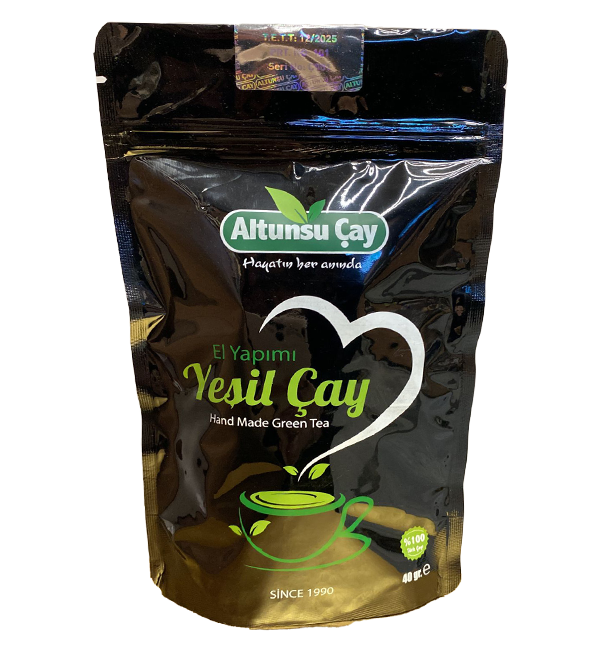 El Yapımı Yeşil Çay 40Gr